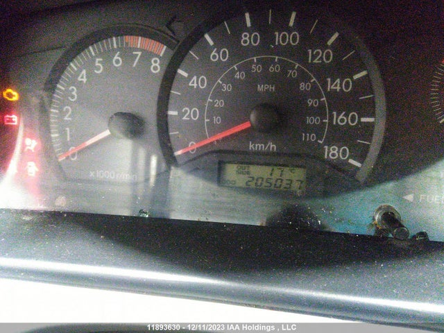2008 TOYOTA COROLLA LE VIN: 2T1BR32E58C937534