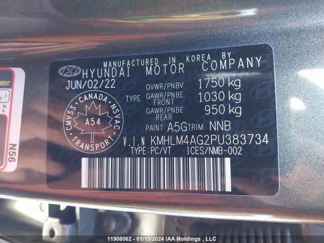 Hyundai Elantra Preferred Ivt With Tech Package 2023 KMHLM4AG2PU383734 Image 9