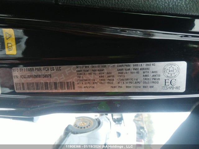 1C4JJXR60MW734979 Jeep TJ