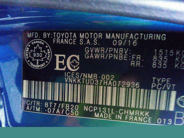 Toyota Yaris 2017 VNKKTUD37HA072936 Image 9