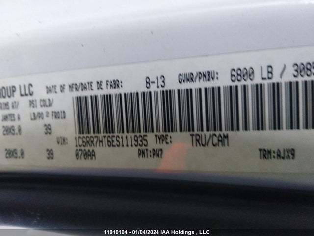1C6RR7HT6ES111935 RAM 1500