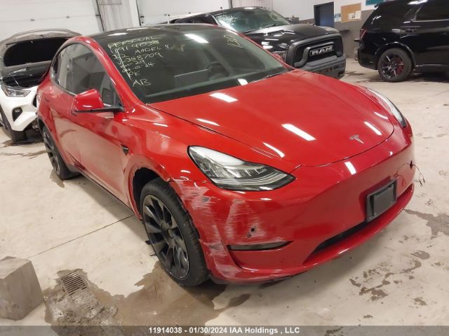 Продажа на аукционе авто 2022 Tesla Model Y, vin: 7SAYGDEE6NF358709, номер лота: 11914038