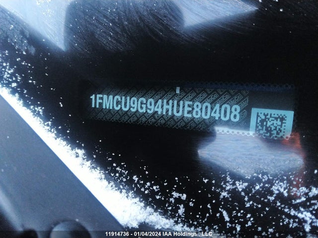 1FMCU9G94HUE80408 Ford ESCAPE SE
