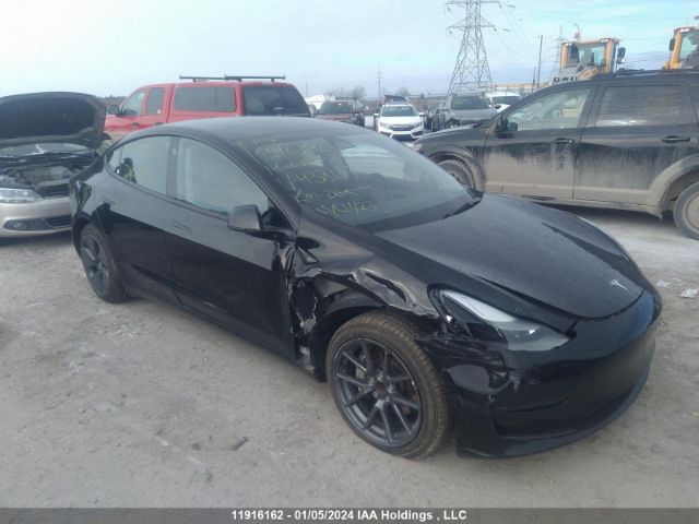Продажа на аукционе авто 2023 Tesla Model 3, vin: 5YJ3E1EA0PF438177, номер лота: 11916162