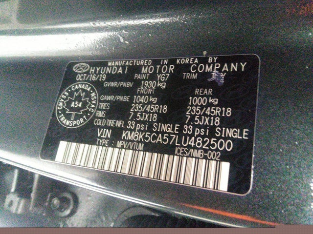 Hyundai Kona Ultimate 2020 KM8K5CA57LU482500 Image 9