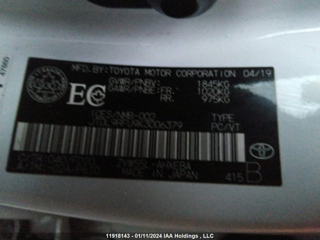 Toyota PRIUS 2019 JTDL9RFU9K3006379 Image 9
