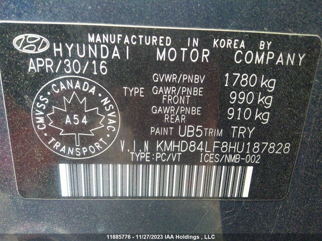 Hyundai ELANTRA GL 2017 KMHD84LF8HU187828 Image 9