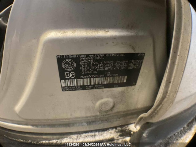 Toyota RAV4 LE 2014 2T3BFREV1EW207340 Image 10