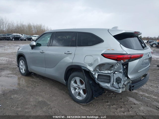 Toyota Highlander Hybrid Le 2020 5TDBBRCH8LS513992 Image 3