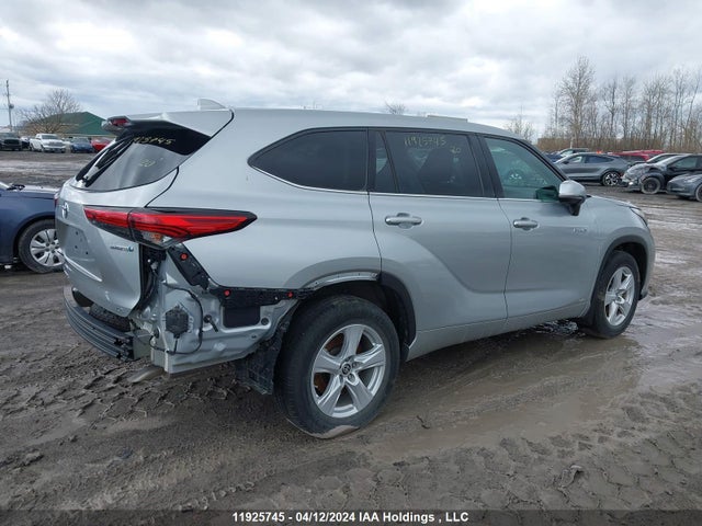 Toyota Highlander Hybrid Le 2020 5TDBBRCH8LS513992 Image 4