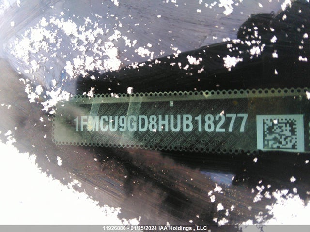 Ford ESCAPE SE 2017 1FMCU9GD8HUB18277 Image 9
