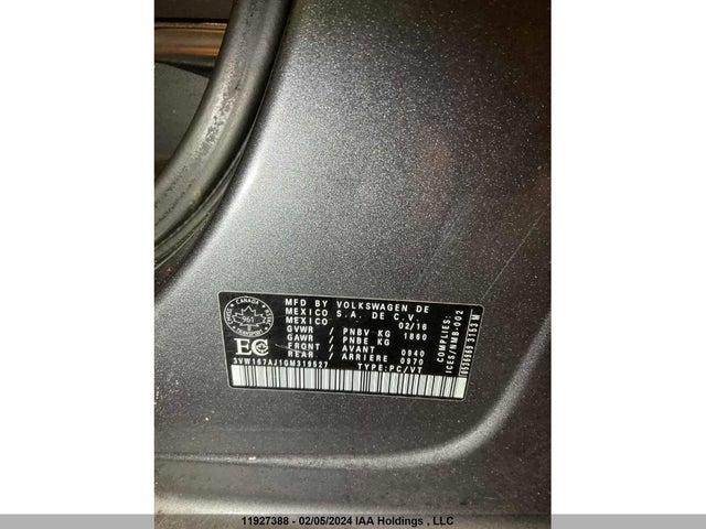 3VW167AJ1GM319527 Volkswagen Jetta Tsi