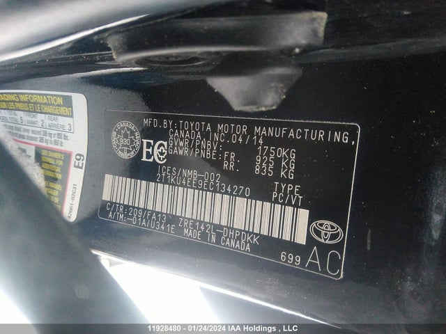 Toyota Matrix Wagon 2014 2T1KU4EE9EC134270 Image 9