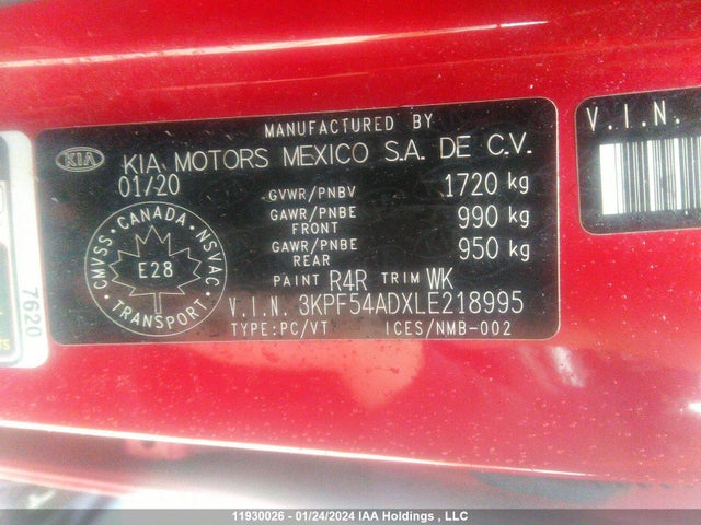 KIA mpi nu 2020 3KPF54ADXLE218995 Image 45