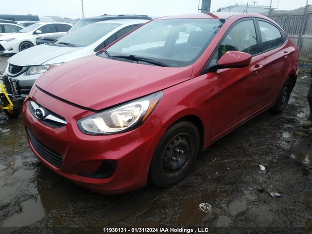 Hyundai Accent Gls/gs 2014 KMHCT4AE4EU681538 Image 2