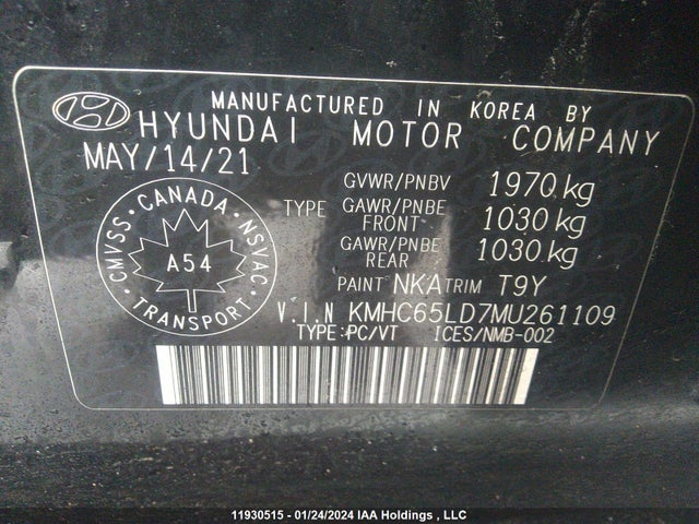 Hyundai IONIQ SE 2021 KMHC65LD7MU261109 Image 9