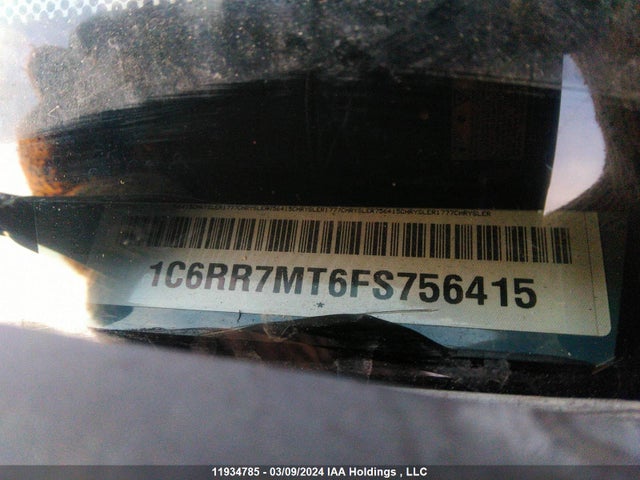1C6RR7MT6FS756415 RAM 1500 Sport