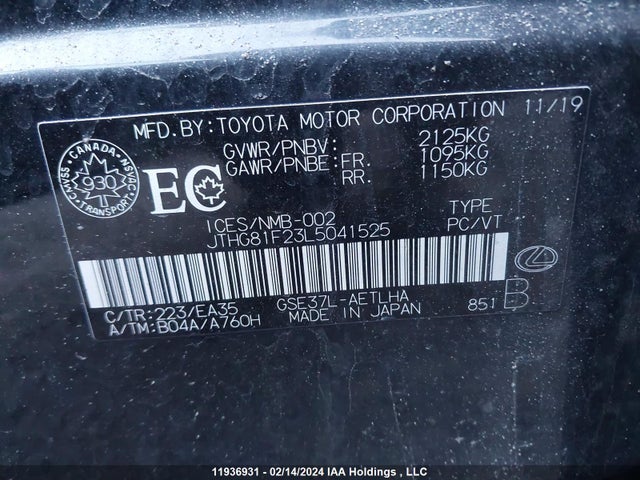 JTHG81F23L5041525 Lexus Is 300 F-sport