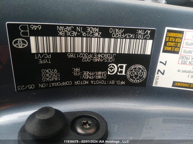 Toyota Corolla Le/se/xle 2023 JTDBCMFE7P3021785 Image 9
