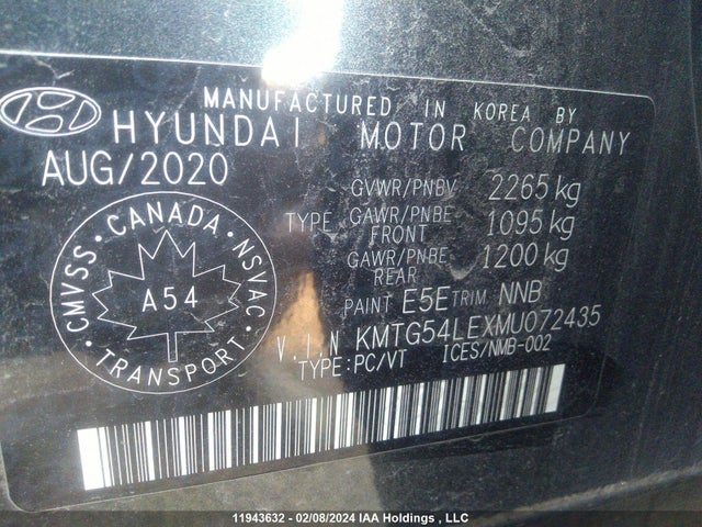 Genesis G70 2021 KMTG54LEXMU072435 Image 9