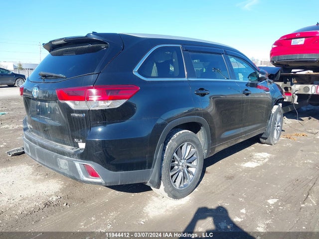 Toyota Highlander Hybrid Xle 2017 5TDJGRFH2HS024231 Image 4