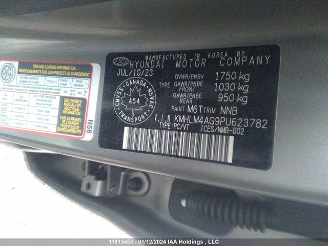 Hyundai Elantra Preferred Ivt With Tech Package 2023 KMHLM4AG9PU623782 Image 9