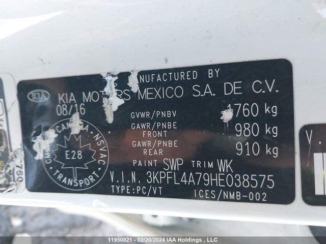 KIA mpi nu 2017 3KPFL4A79HE038575 Image 30