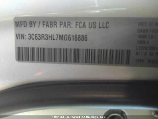 3C63R3HL7MG616886 RAM 3500 Big Horn