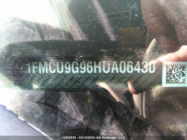 Ford ESCAPE SE 2017 1FMCU9G96HUA06430 Image 9