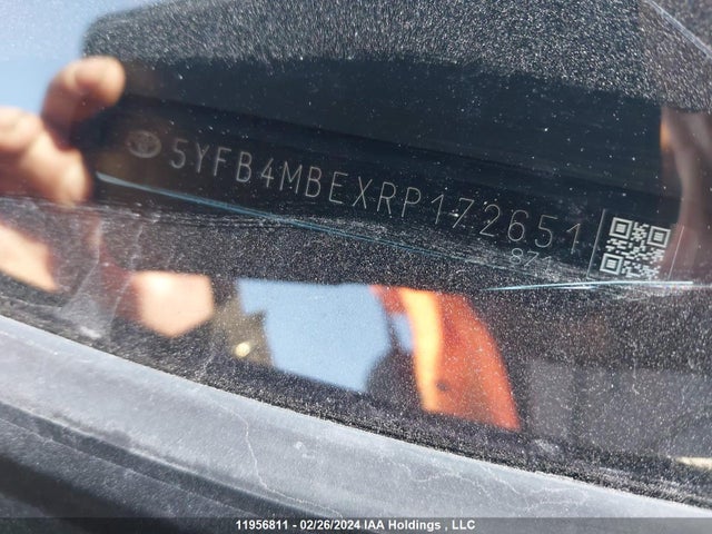 Toyota COROLLA 2024 5YFB4MBEXRP172651 Image 9