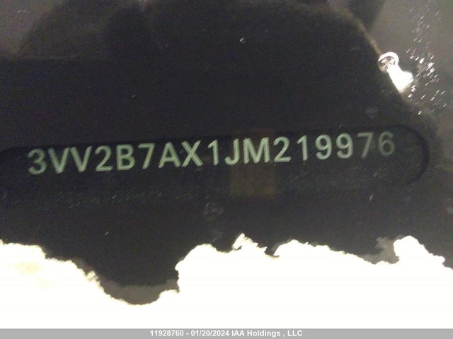 3VV2B7AX1JM219976 Volkswagen TIGUAN