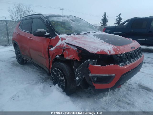 Auction sale of the 2019 Jeep Compass Trailhawk, vin: 3C4NJDDB9KT704421, lot number: 11959481