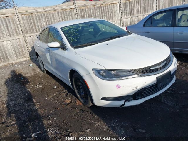 Auction sale of the 2015 Chrysler 200 Lx, vin: 1C3CCCFB9FN500737, lot number: 11959811