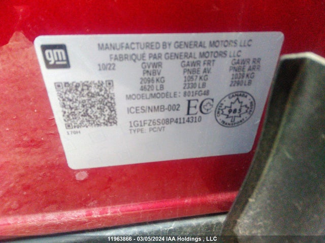 Chevrolet Bolt Euv Premier 2023 1G1FZ6S08P4114310 Image 9