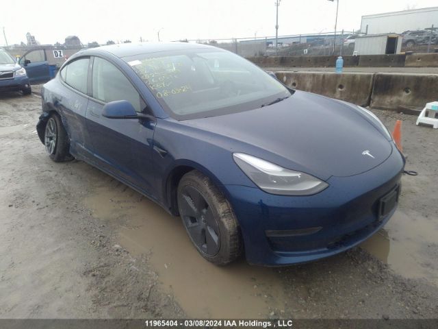 Продажа на аукционе авто 2022 Tesla Model 3, vin: 5YJ3E1EBXNF255469, номер лота: 11965404