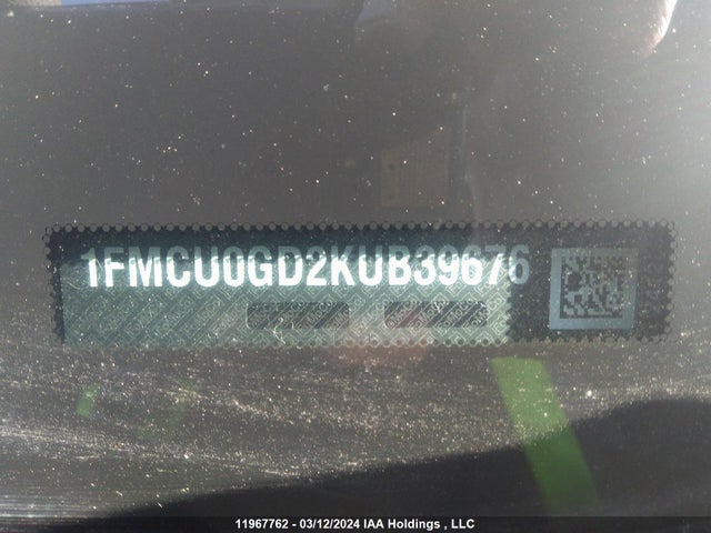Ford ESCAPE SE 2019 1FMCU0GD2KUB39676 Image 9