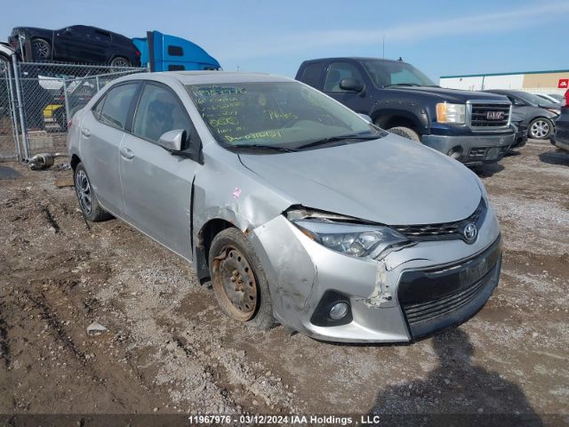 Auction sale of the 2016 Toyota Corolla S, vin: 2T1BURHE2GC652880, lot number: 11967976