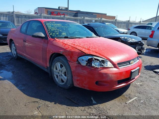 Auction sale of the 2006 Chevrolet Monte Carlo Ls, vin: 2G1WJ15N169309792, lot number: 11975085