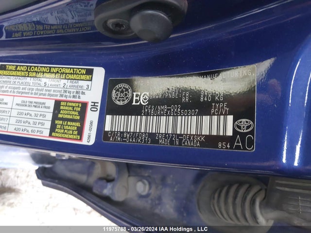Toyota COROLLA LE 2016 2T1BURHEXGC550307 Image 9