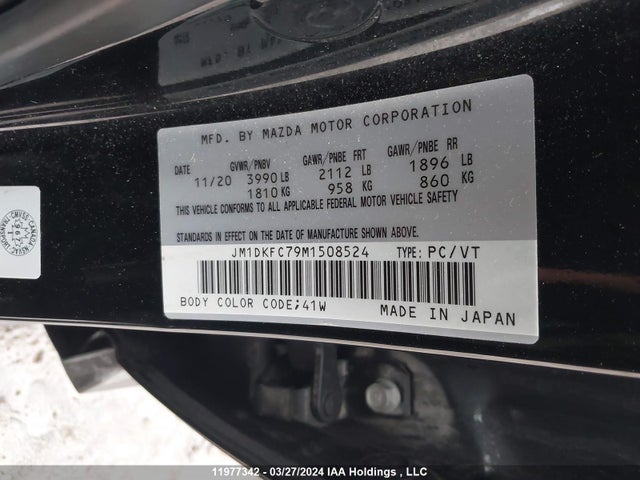 JM1DKFC79M1508524 Mazda Cx-3 Touring