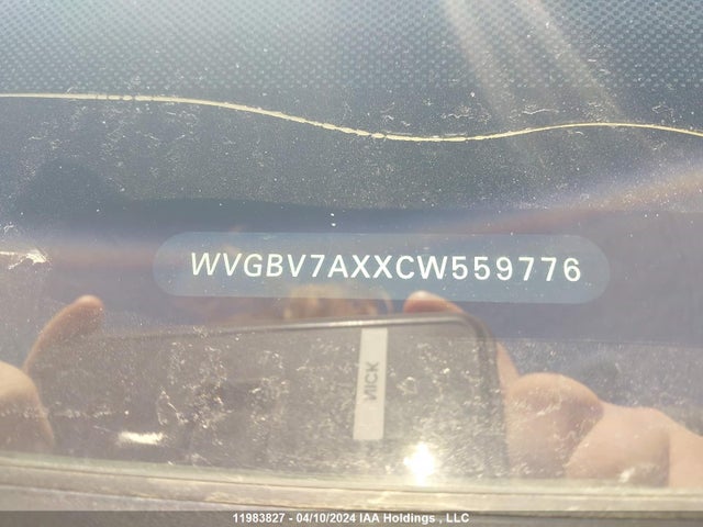 2012 Volkswagen Tiguan მანქანა იყიდება აუქციონზე, vin: WVGBV7AXXCW559776, აუქციონის ნომერი: 11983827