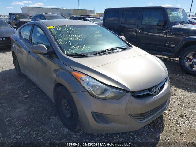 Aukcja sprzedaży 2013 Hyundai Elantra Gl, vin: 5NPDH4AE6DH453835, numer aukcji: 11985542