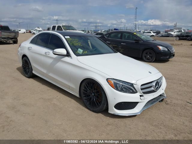 Auction sale of the 2015 Mercedes-benz C 400 4matic, vin: 55SWF6GB9FU029539, lot number: 11985592
