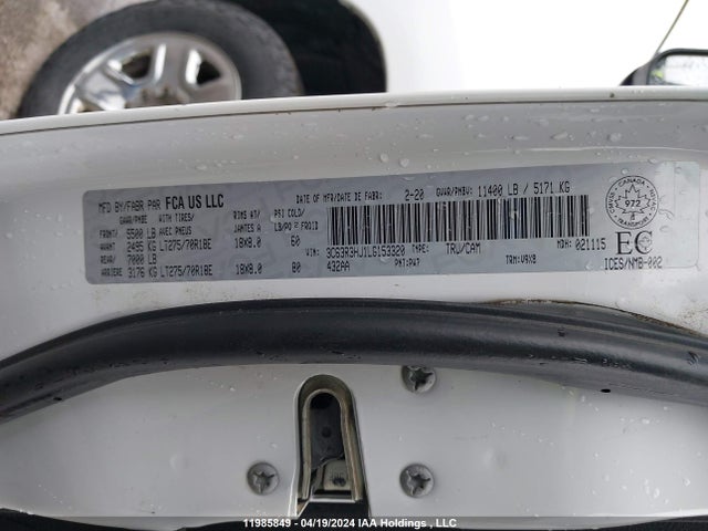 3C63R3HJ1LG153320 RAM 3500 Big Horn.