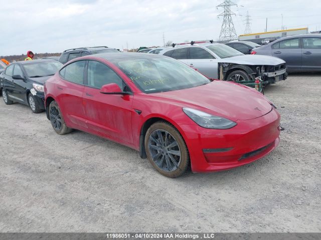 2022 Tesla Model 3 მანქანა იყიდება აუქციონზე, vin: 5YJ3E1EA8NF338650, აუქციონის ნომერი: 11986051
