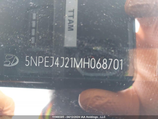 Hyundai Sonata Sel Plus 2021 5NPEJ4J21MH068701 Image 9