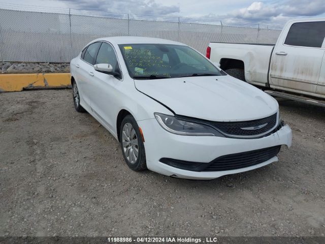 Auction sale of the 2015 Chrysler 200 Lx, vin: 1C3CCCFB4FN733747, lot number: 11988986