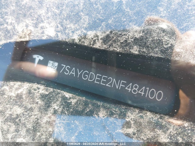 Tesla Model Y 2022 7SAYGDEE2NF484100 Image 9