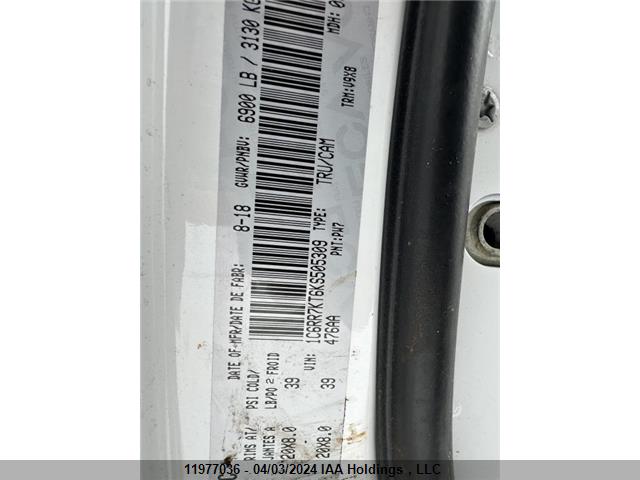 RAM 1500 2019 1C6RR7KT6KS505309 Image 10