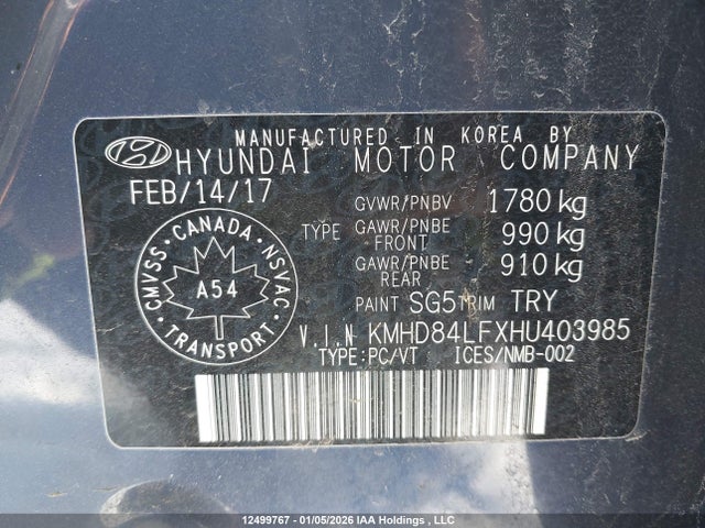 HYUNDAI ELANTRA GLS - 9